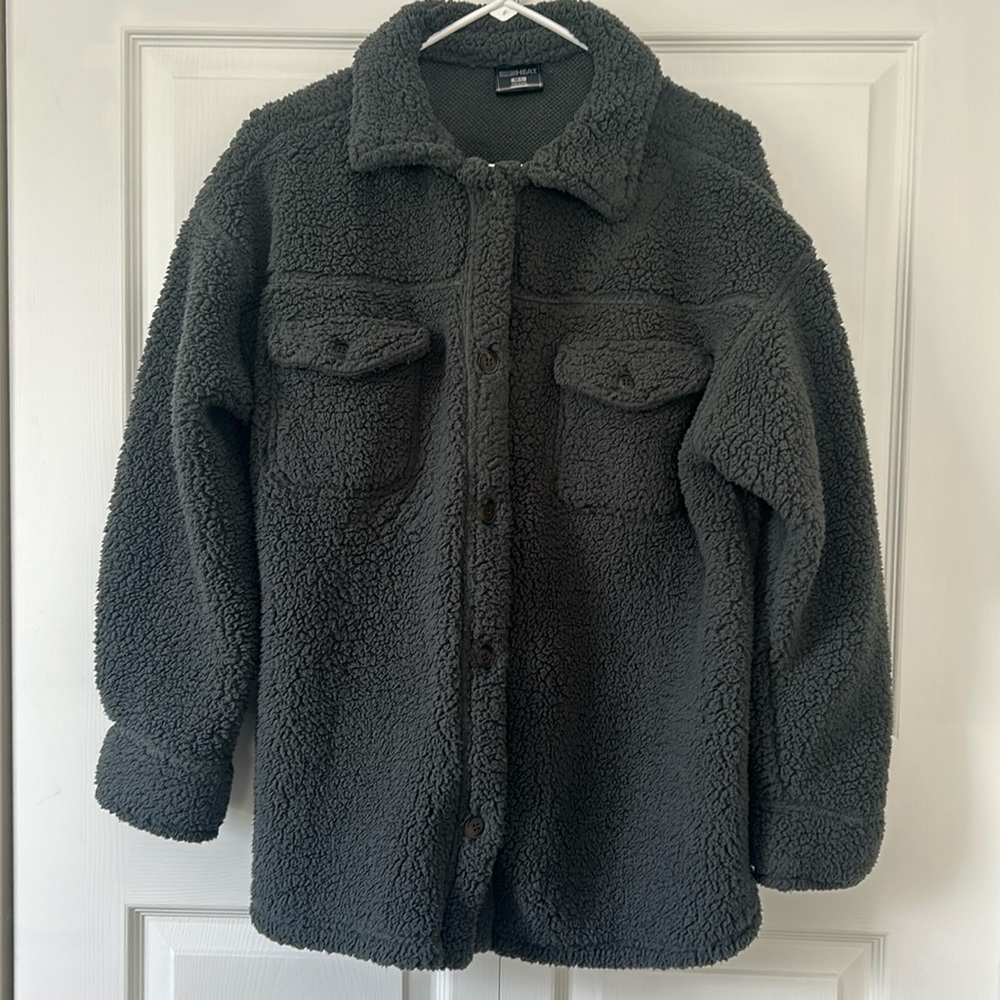 Oversized Sherpa jacket/shirt